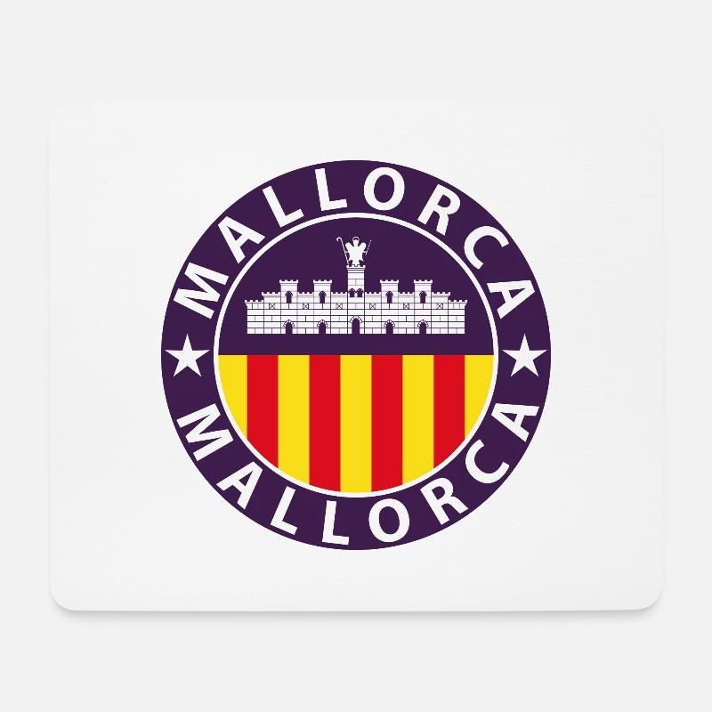 Mallorca - Mousepad (Querformat) - Weiß