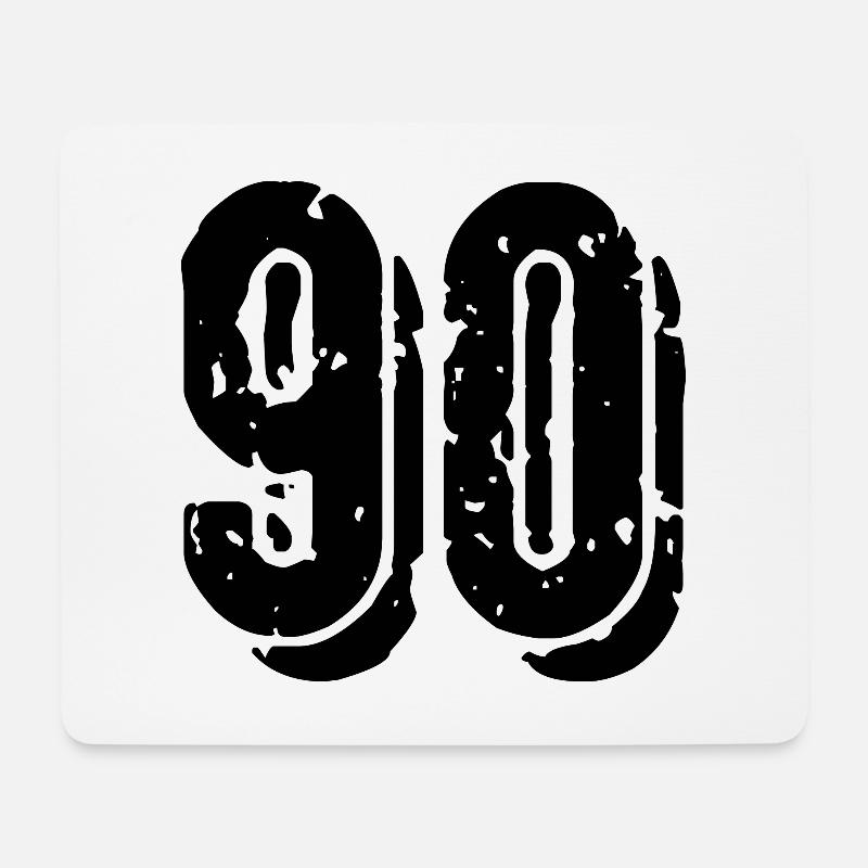 90 number jersey - Mouse Pad (horizontal) - white