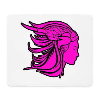 Viking Woman Viking Warrior - Mouse Pad (horizontal) - white - Front