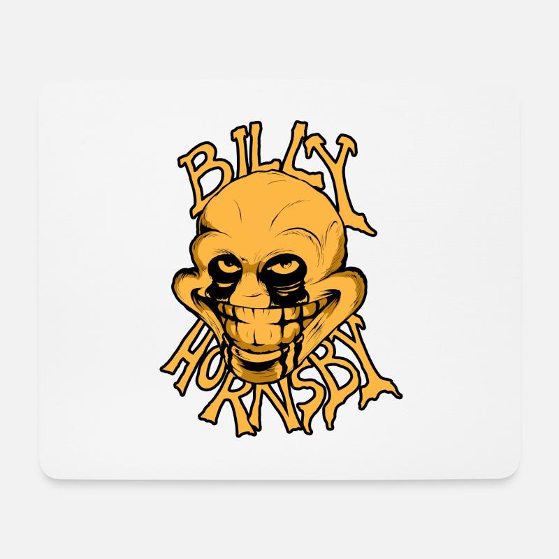 Billy Hornsbys SMILE - Mousepad (Querformat) - Weiß