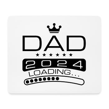 Dad 2024 Loading Papa - Mouse Pad (horizontal) - white - Front