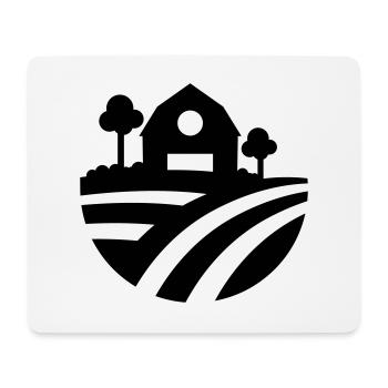 Farm Ernte icon - Mousepad (Querformat) - Weiß - Vorne