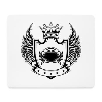 Armoiries du cancer - Tapis de souris (format paysage) - blanc - Devant