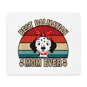 Best Dalmatian Mom Ever - Mousepad (Querformat) - Weiß - Vorne