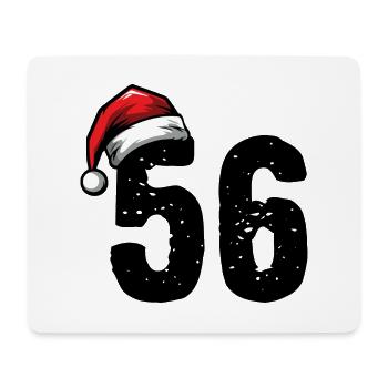 56 Number Christmas - Mouse Pad (horizontal) - white - Front