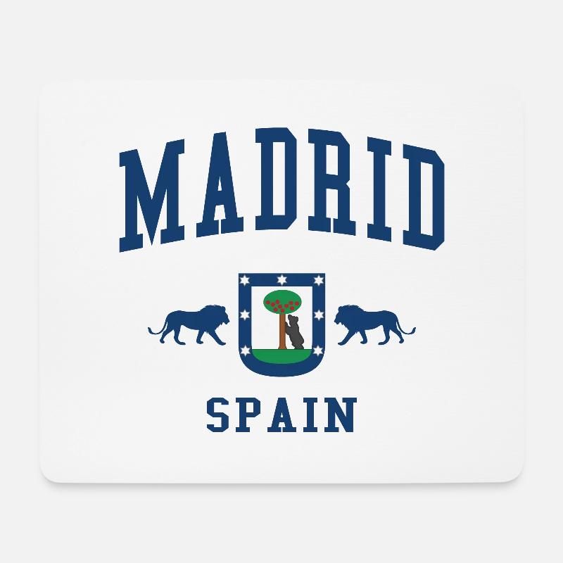 Madrid - Mouse Pad (horizontal) - white
