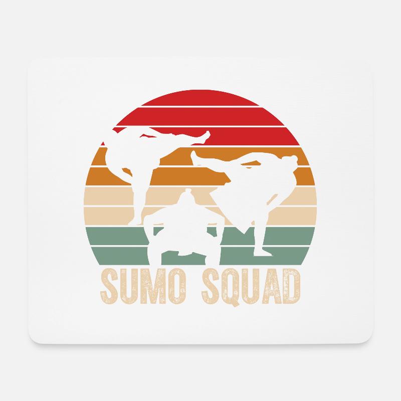 Sumo Squad - Mouse Pad (horizontal) - white