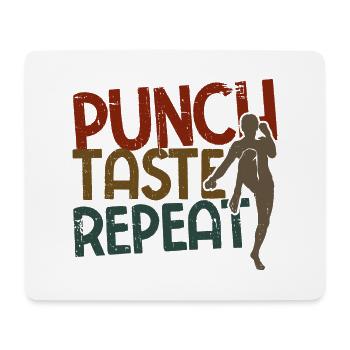 Kickboxing - Mousepad (Querformat) - Weiß - Vorne