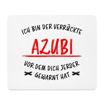 Azubi Witz Spruch Lehrling Auszubildende Geschenk - Mousepad (Querformat) - Weiß - Vorne