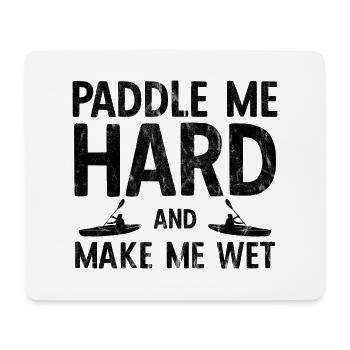 Paddel-Boot Kanu-Fahrer Für Kajak - Mousepad (Querformat) - Weiß - Vorne