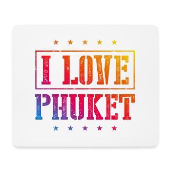 I Love Phuket - Mousepad (Querformat) - Weiß - Vorne