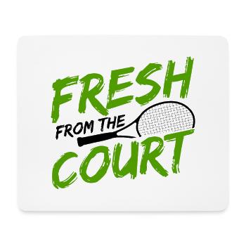 Tennisplatz Spruch Für Tennis - Mousepad (Querformat) - Weiß - Vorne
