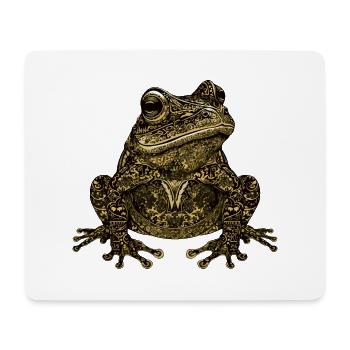 Animal grenouille - Tapis de souris (format paysage) - blanc - Devant