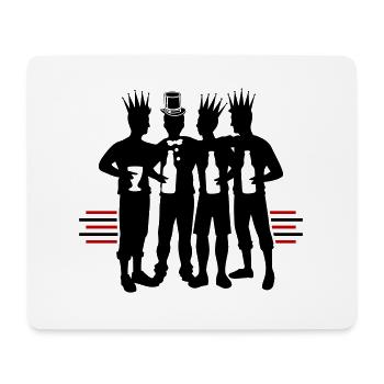 Bachelor Groom Team Bachelors - Mouse Pad (horizontal) - white - Front