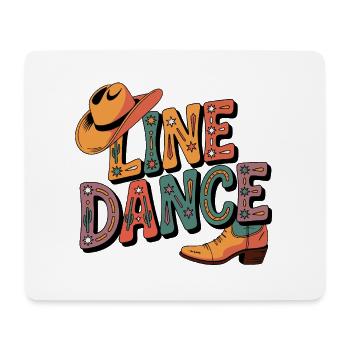 Line Dance mein Hobby - meine Passion - Mousepad (Querformat) - Weiß - Vorne