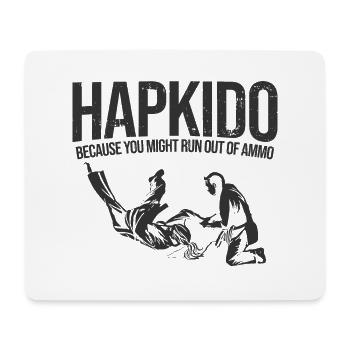 Koreanischer Kampfsport Hapkido - Mousepad (Querformat) - Weiß - Vorne