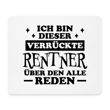 Rentner Lustiger Spruch Rente Ruhestand Geschenk - Mousepad (Querformat) - Weiß - Vorne