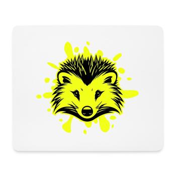 Hérisson Animal - Tapis de souris (format paysage) - blanc - Devant
