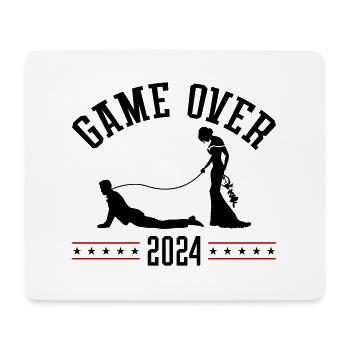 Game Over 2024 Hochzeit - Mousepad (Querformat) - Weiß - Vorne