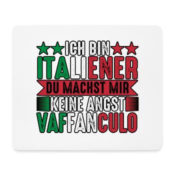 Italien Italiener Vaffanculo - Mousepad (Querformat) - Weiß - Vorne