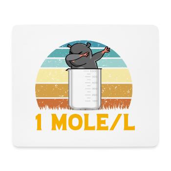 Maulwurf-Dabbing - Mousepad (Querformat) - Weiß - Vorne
