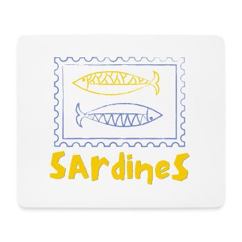 Sardine can - Mouse Pad (horizontal) - white - Front