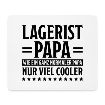 Lagerist Spruch Stablerfahrer Logistiker Geschenk - Mousepad (Querformat) - Weiß - Vorne