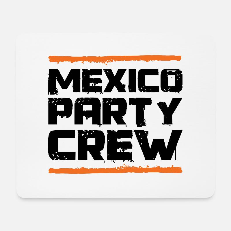 Mexiko Party Crew - Mousepad (Querformat) - Weiß