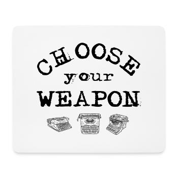Schriftsteller - Mousepad (Querformat) - Weiß - Vorne
