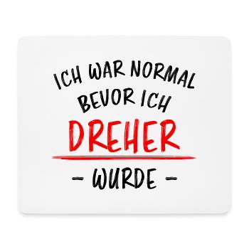 Dreher Lustiger Spruch Job Drehmaschinen Geschenk - Mousepad (Querformat) - Weiß - Vorne