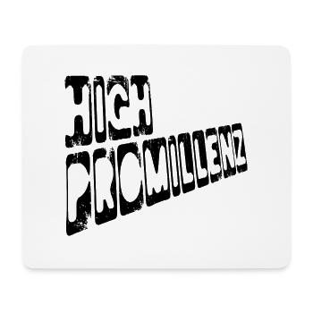 high promillenz perspec schwarz - Mousepad (Querformat) - Weiß - Vorne
