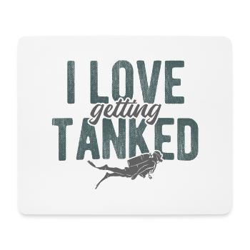 Apnoetaucher Freitaucher Taucher - Mousepad (Querformat) - Weiß - Vorne
