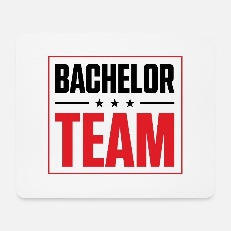 Équipe Bachelor - Tapis de souris (format paysage) - blanc