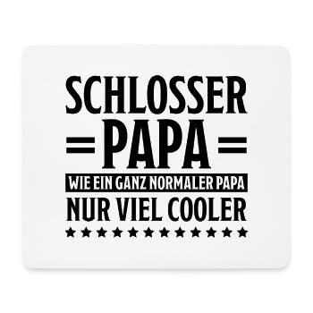 Schlosser Beruf Lustiger Spruch Schlosser Geschenk - Mousepad (Querformat) - Weiß - Vorne