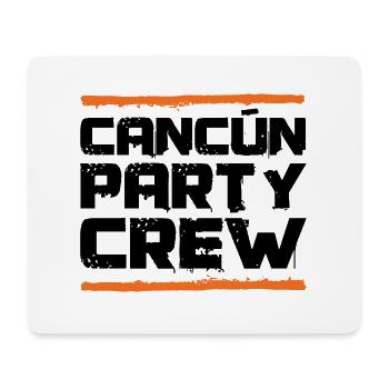 L’équipe de la fête de Cancun - Tapis de souris (format paysage) - blanc - Devant