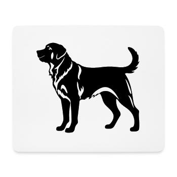 Chien Kangal - Tapis de souris (format paysage) - blanc - Devant