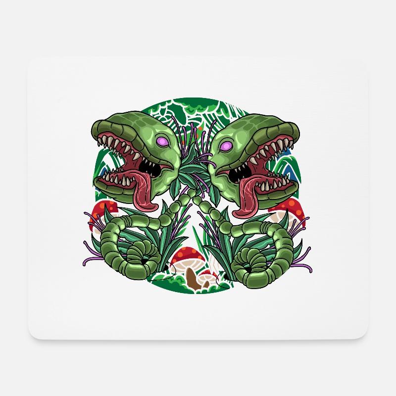 Fleischfressende Pflanze Gärtner Geschenk - Mousepad (Querformat) - Weiß