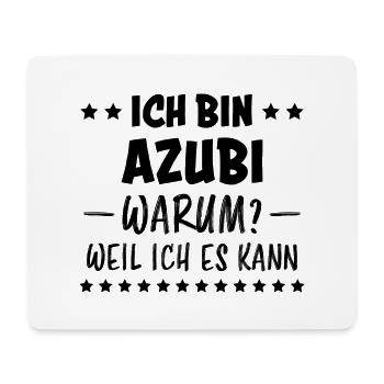 Azubi Spruch Lehrling Auszubildende Azubi Geschenk - Mousepad (Querformat) - Weiß - Vorne