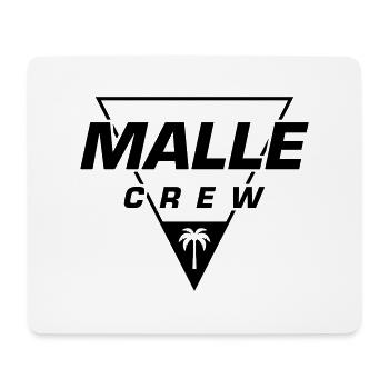 Malle Crew - Mousepad (Querformat) - Weiß - Vorne