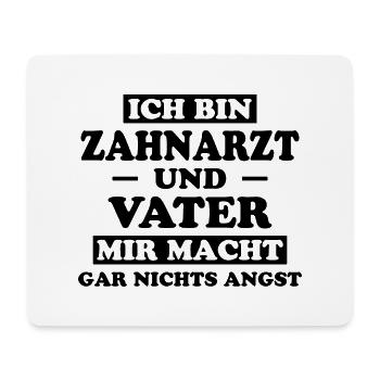 Zahnarzt Lustiger Spruch Job Zahnmedizin Geschenk - Mousepad (Querformat) - Weiß - Vorne