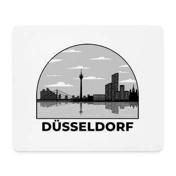 Dusseldorf City Skyline Germany Dusseldorf - Mouse Pad (horizontal) - white - Front