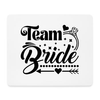 Team Bride Bachelor Party Wedding Party - Mousepad (Querformat) - Weiß - Vorne