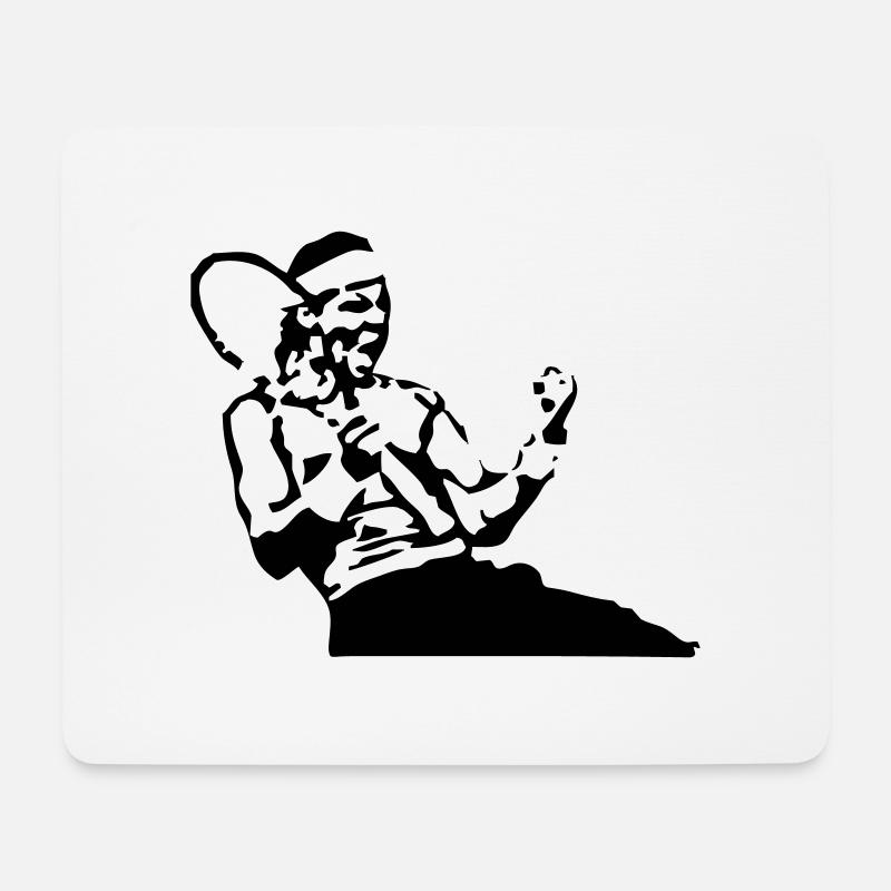 tennis - Mouse Pad (horizontal) - white
