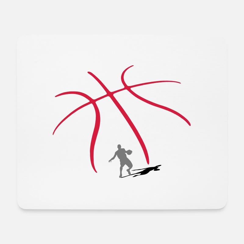 Basketball Spieler - Mousepad (Querformat) - Weiß