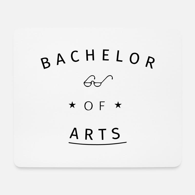 Bachelor of Arts - Mousepad (Querformat) - Weiß