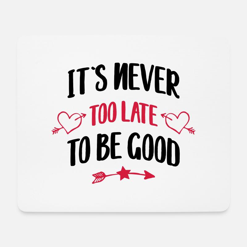 lustiger Spruch - Mousepad (Querformat) - Weiß