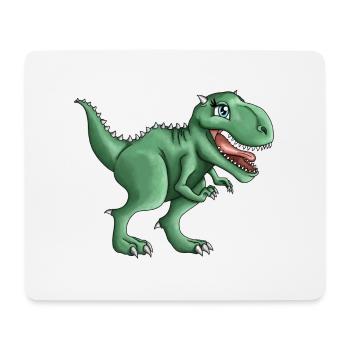 T-rex Tyrannosaurus Rex Dino Illustration - Tapis de souris (format paysage) - blanc - Devant
