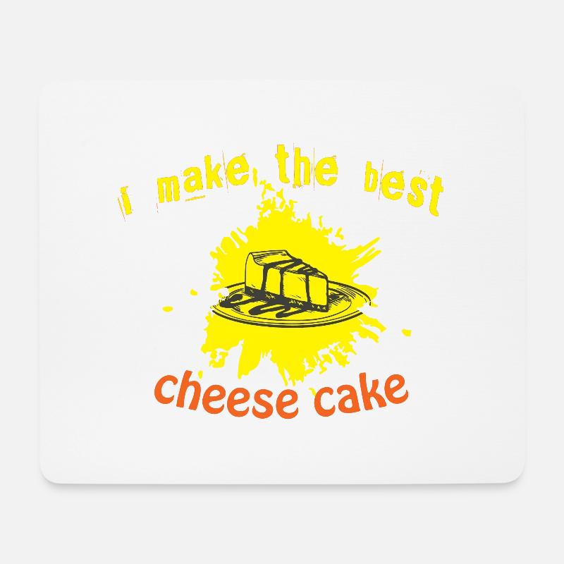 Cheesecake - Mouse Pad (horizontal) - white