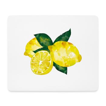 Lemons - Mousepad (Querformat) - Weiß - Vorne
