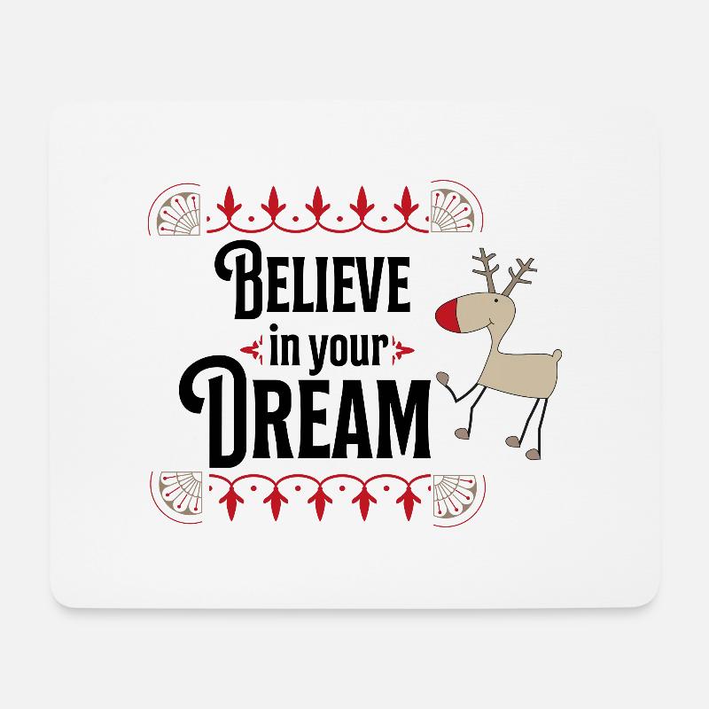 Weihnachten - Mousepad (Querformat) - Weiß
